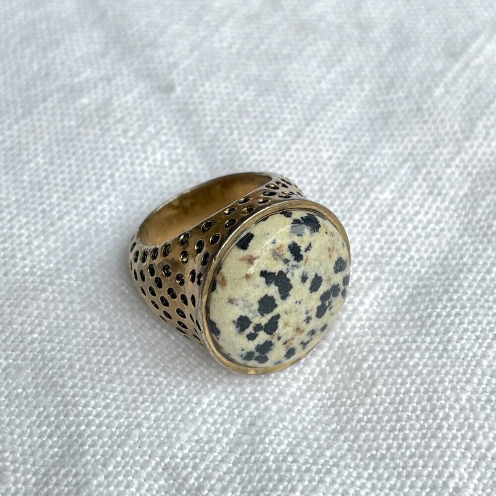 Madewell Round Speckled Ring